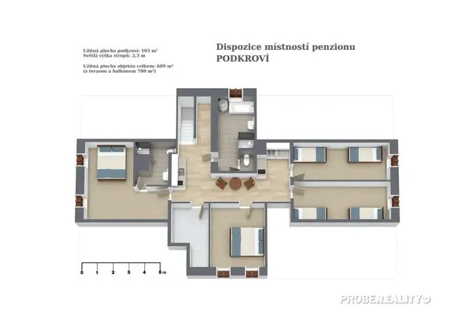 Prodej ubytování, Zvíkovské Podhradí, 780 m2