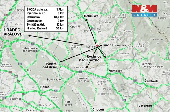 Prodej rodinného domu, Solnice, Slepá, 236 m2