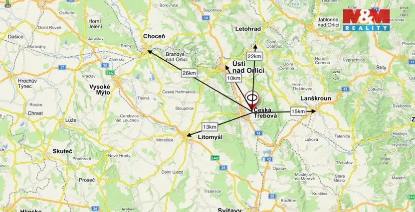 Pronájem bytu 3+kk, Česká Třebová, Hýblova, 85 m2