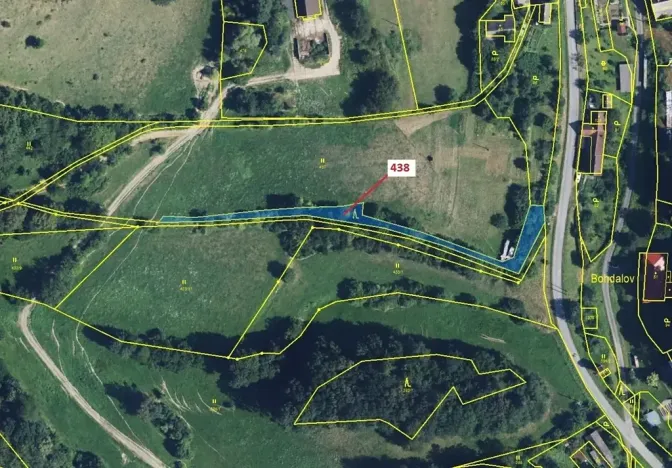 Dražba lesa, Městečko Trnávka, 836 m2