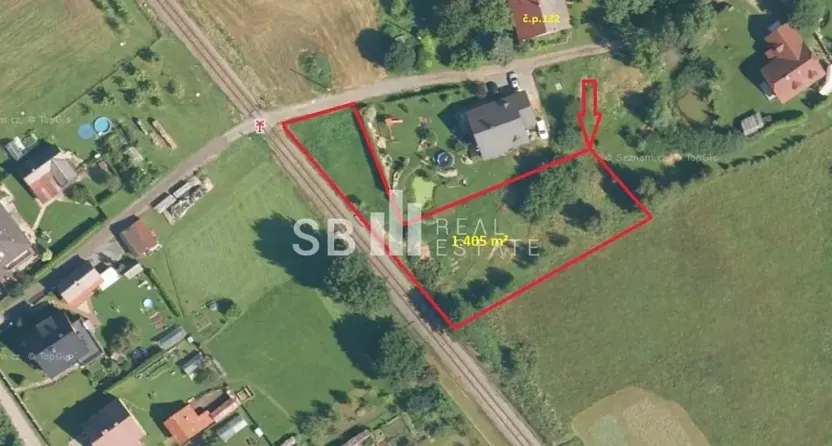 Prodej pozemku pro bydlení, Borová, 1405 m2
