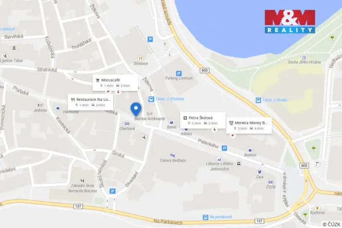 Pronájem kanceláře, Tábor, Pražská, 115 m2