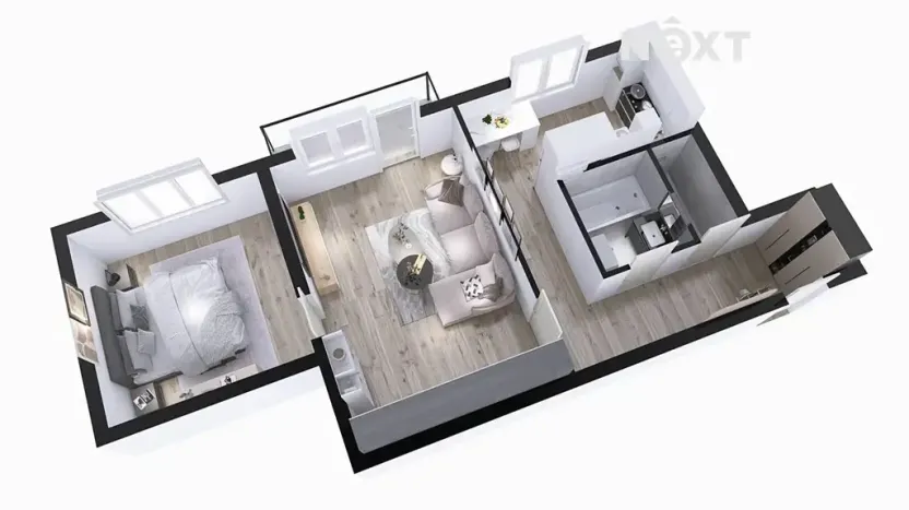 Pronájem bytu 2+1, Přerov, bří Hovůrkových, 51 m2