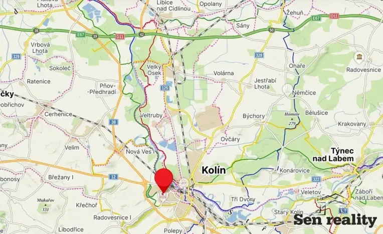 Pronájem bytu 2+1, Kolín, Bachmačská, 50 m2