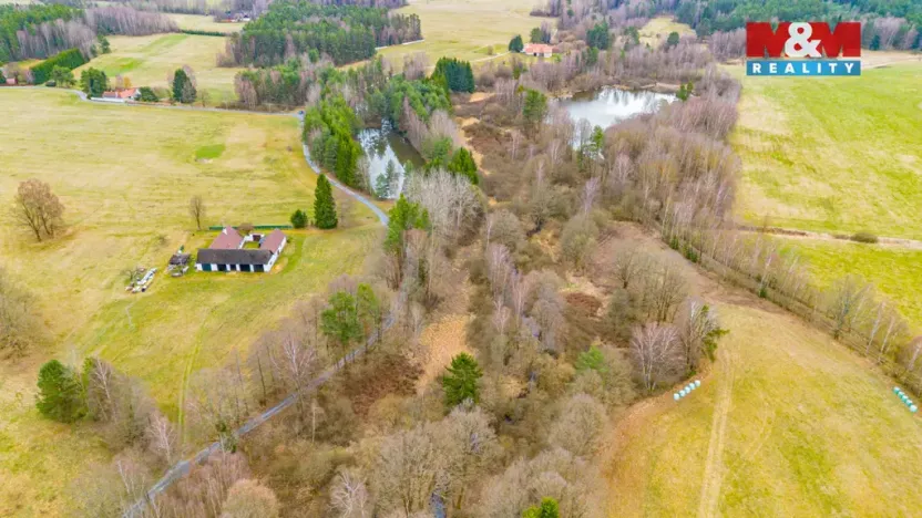 Prodej rybníku, Dvory nad Lužnicí, 8649 m2