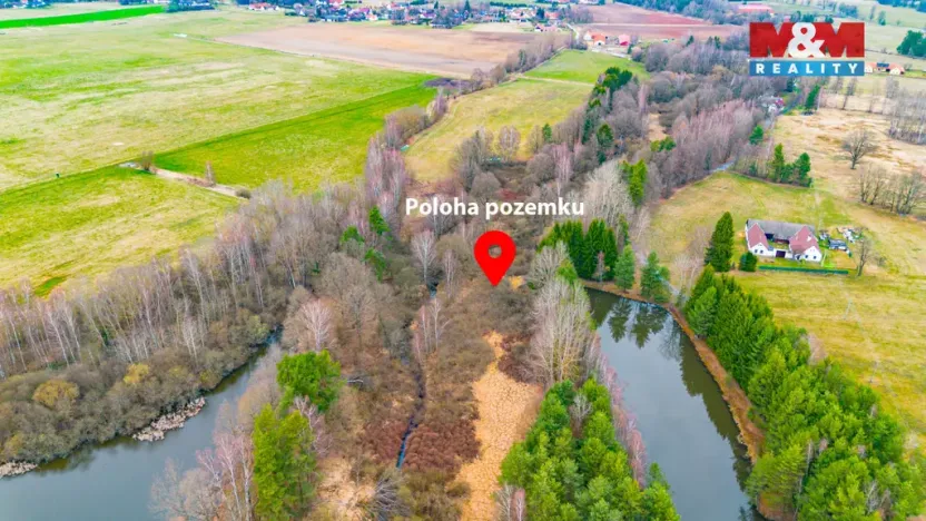 Prodej rybníku, Dvory nad Lužnicí, 8649 m2