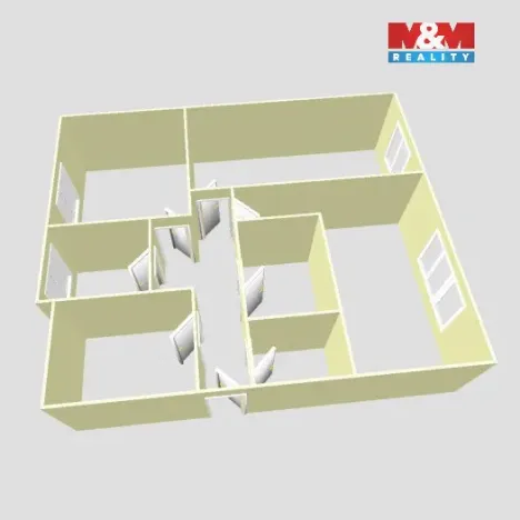 Prodej bytu 3+1, Nymburk, Jurije Gagarina, 59 m2