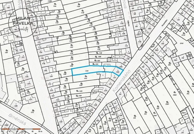 Prodej rodinného domu, Šlapanice, Komenského, 69 m2