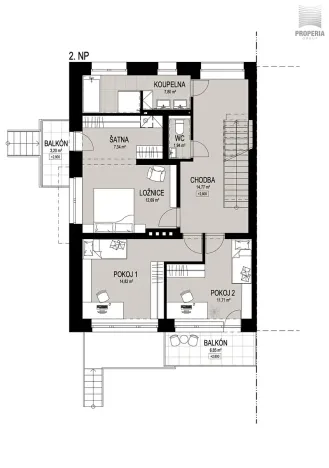 Prodej rodinného domu, Brno, Obecní, 287 m2