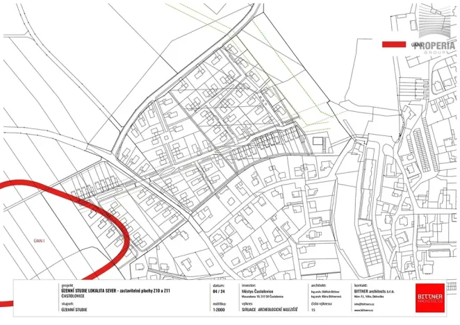 Prodej pozemku pro bydlení, Častolovice, 1053 m2