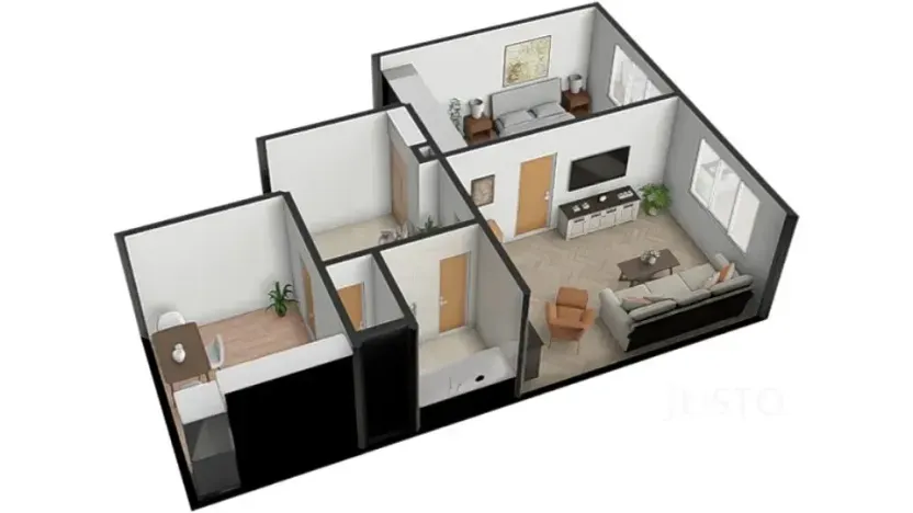 Prodej bytu 2+1, Písek, Šafaříkova, 52 m2