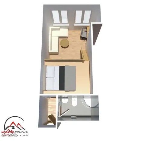 Pronájem bytu 1+kk, Ostrava, Palackého, 29 m2