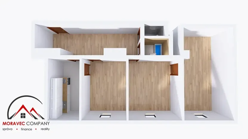 Pronájem bytu 3+1, Český Těšín, Smetanova, 81 m2