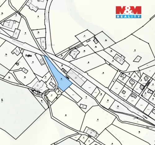 Prodej pozemku, Mníšek - Fojtka, 1257 m2