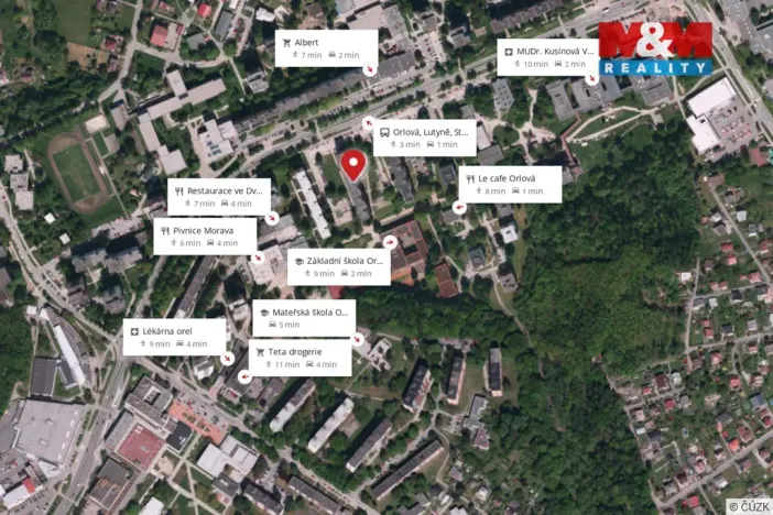 Prodej bytu 3+1, Orlová - Lutyně, Masarykova třída, 78 m2