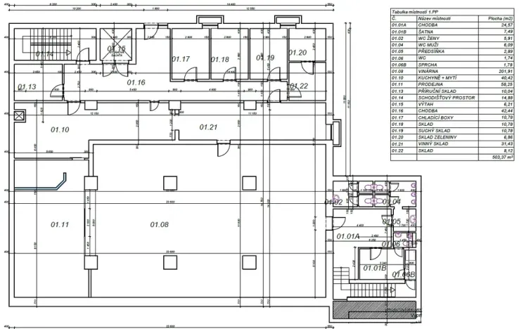 Pronájem restaurace, Ostrava, 28. října, 503 m2