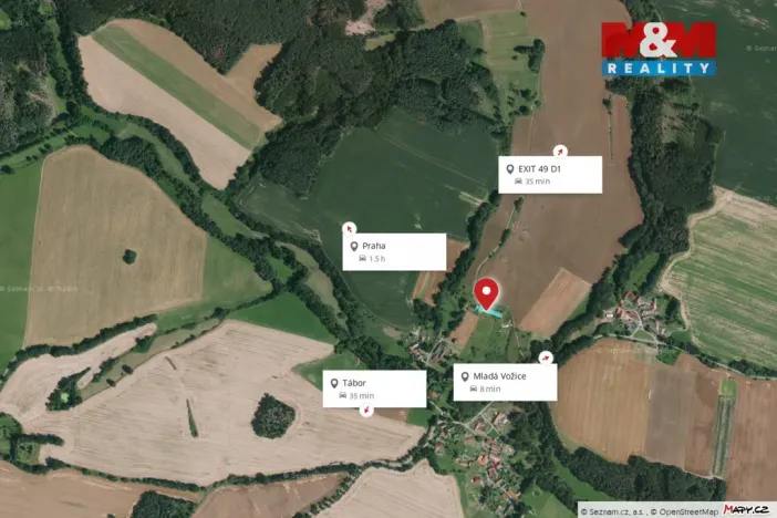 Prodej zemědělského objektu, Šebířov - Záříčí u Mladé Vožice, 916 m2