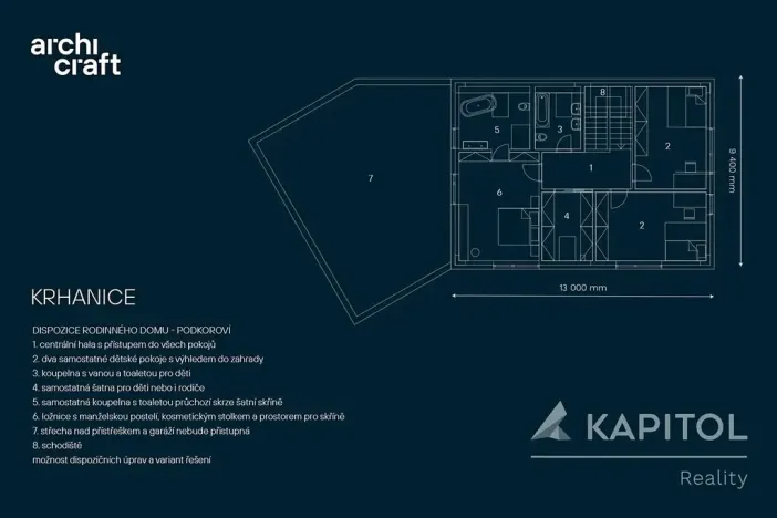 Prodej pozemku pro bydlení, Krhanice, 870 m2
