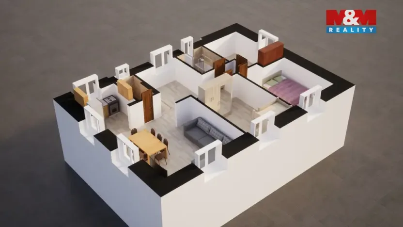 Pronájem bytu 4+kk, Dětenice, 133 m2