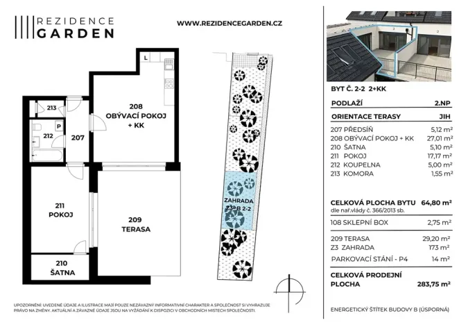 Prodej bytu 2+kk, Brno, Chleborádova, 97 m2