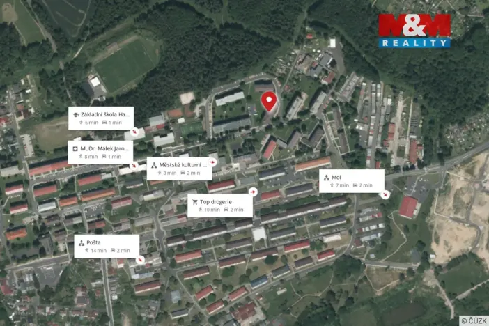 Prodej bytu 2+1, Habartov, Karla Čapka, 52 m2