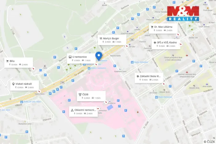 Prodej bytu 2+kk, Kladno, Čs. armády, 40 m2