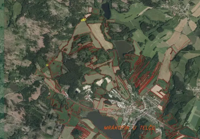 Prodej pole, Mrákotín, 2398 m2