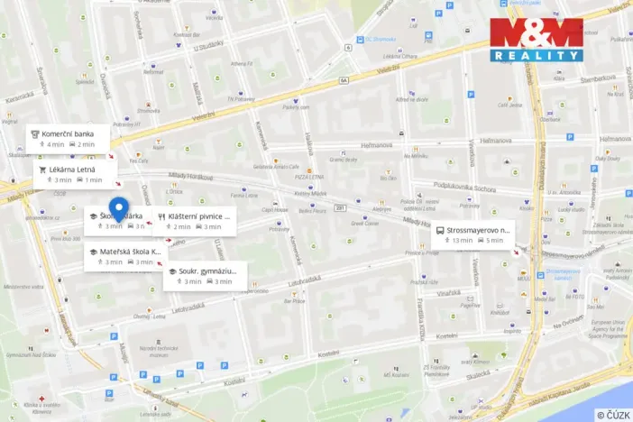 Prodej bytu 2+kk, Praha - Holešovice, Jirečkova, 52 m2