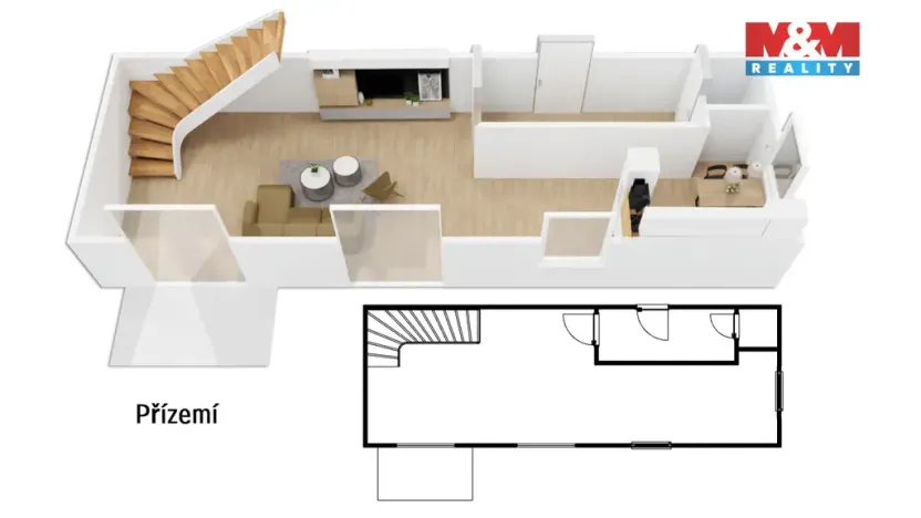 Prodej bytu 3+kk, Klínec, 106 m2