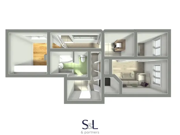 Pronájem bytu 3+1, Jablonec nad Nisou, Rýnovická, 75 m2