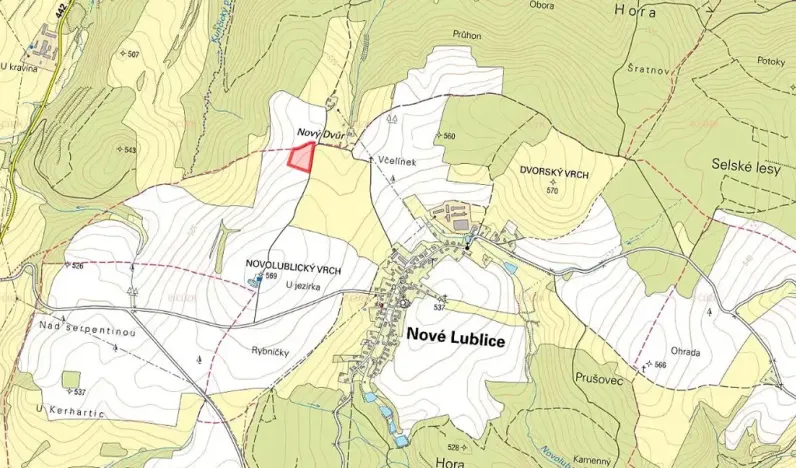 Prodej pole, Nové Lublice, 16501 m2