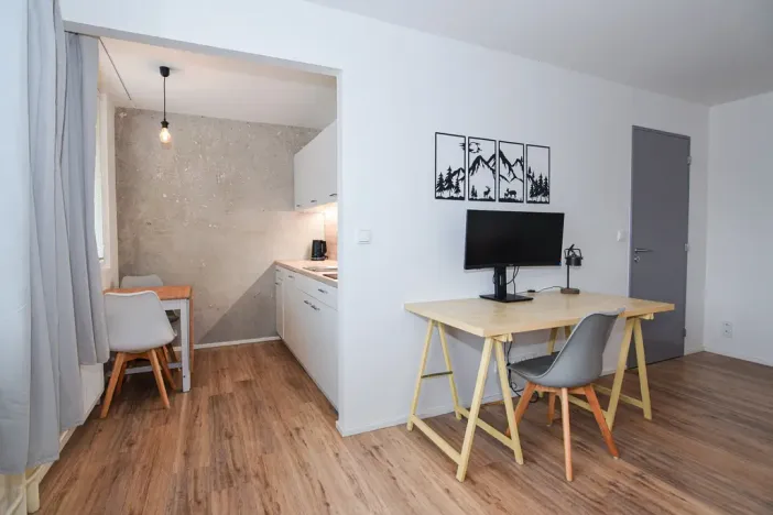 Pronájem bytu 1+kk, Praha - Střížkov, Bínova, 37 m2