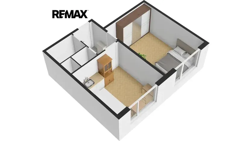 Pronájem bytu 1+1, Plzeň, Brněnská, 35 m2