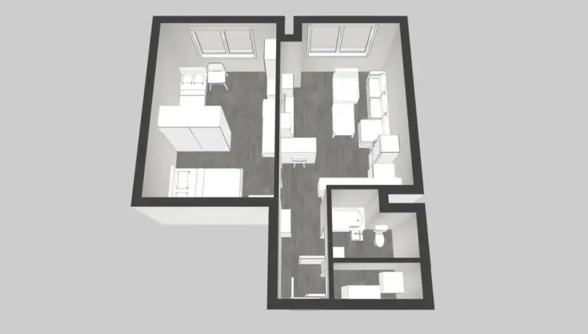 Pronájem bytu 2+kk, Náchod, Kostelecká, 47 m2