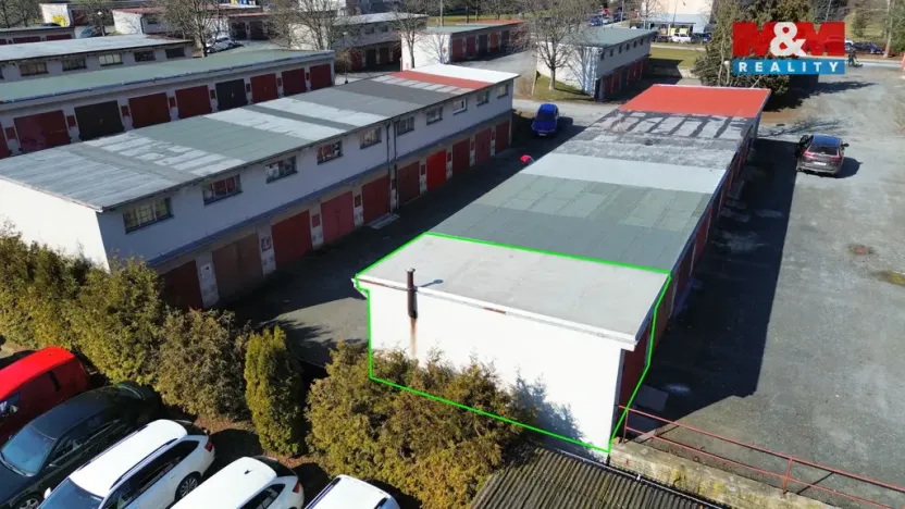 Prodej garáže, Třebíč, Spojovací, 19 m2