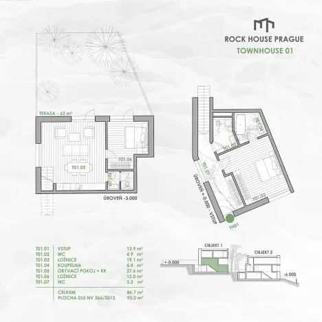 Prodej bytu 3+kk, Praha - Hlubočepy, Pražského, 93 m2