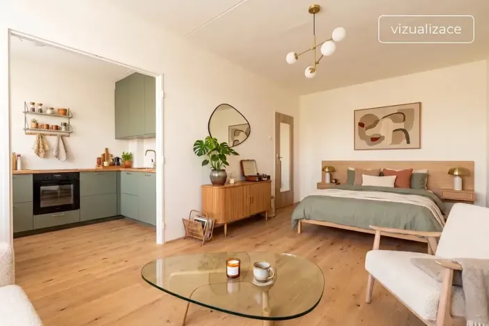 Pronájem bytu 2+kk, Most, Javorová, 31 m2