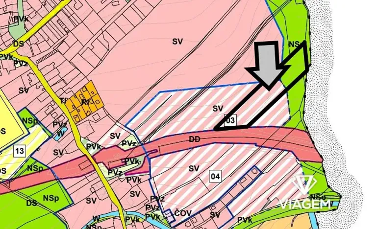 Prodej pole, Černovice, 10689 m2