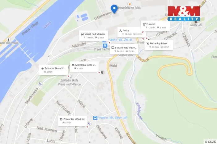 Prodej bytu 2+kk, Vrané nad Vltavou, U Elektrárny, 48 m2