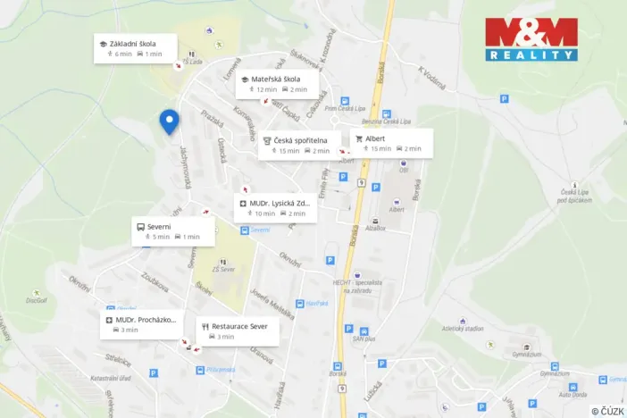 Prodej bytu 1+1, Česká Lípa, Jáchymovská, 35 m2