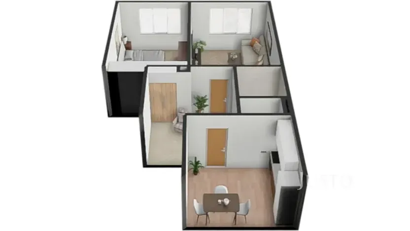 Prodej bytu 2+1, Písek, Šafaříkova, 52 m2