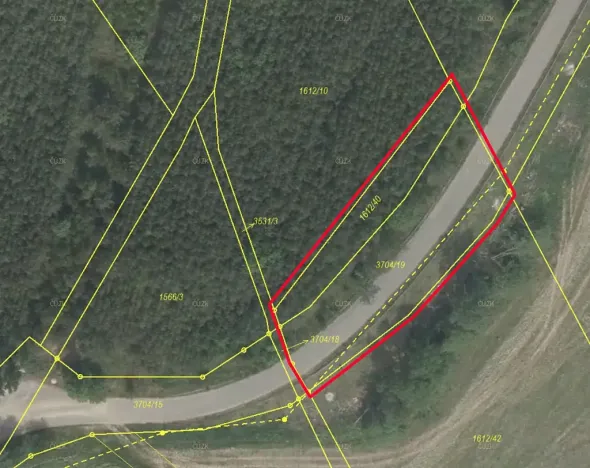 Prodej louky, Dubnice, 876 m2