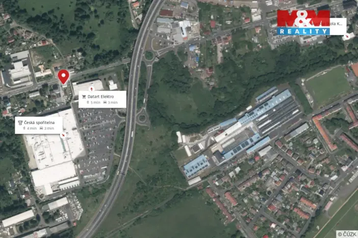 Prodej bytu 1+1, Karlovy Vary - Dvory, Chebská, 53 m2