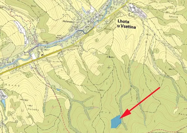 Prodej lesa, Lhota u Vsetína, 16820 m2