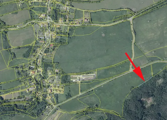 Prodej louky, Kozly, 313 m2