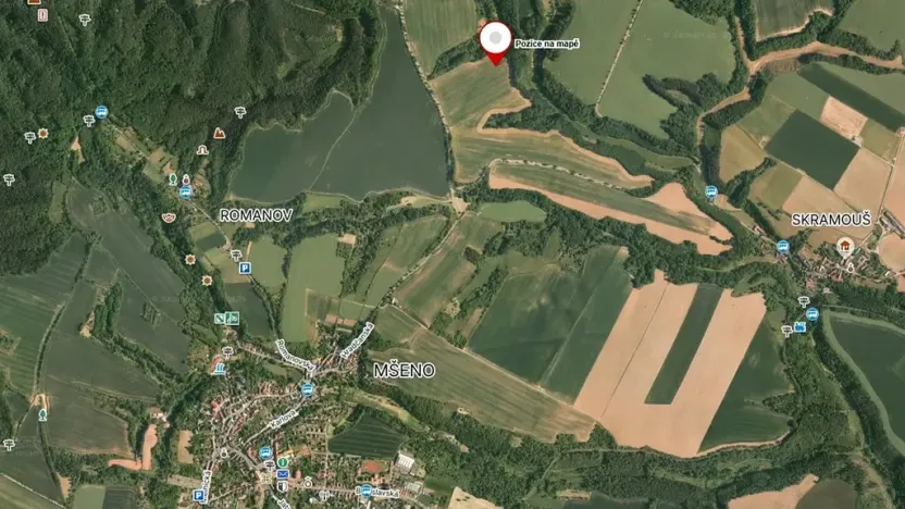 Prodej pole, Mšeno, 9988 m2