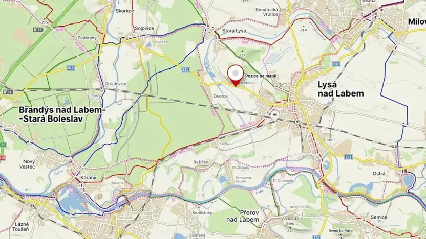 Prodej lesa, Lysá nad Labem, 8812 m2