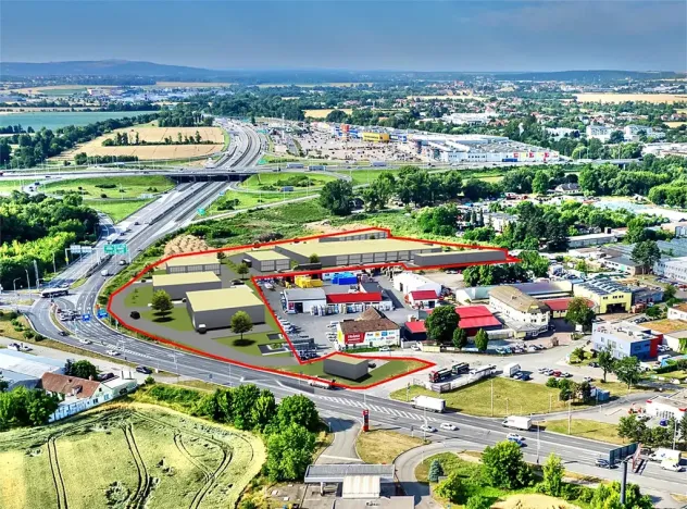 Prodej obchodního prostoru, Brno, Hněvkovského, 1000 m2