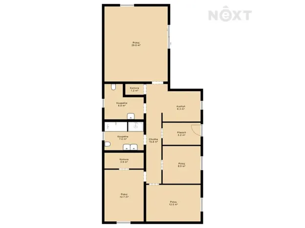 Prodej rodinného domu, Včelná, 106 m2