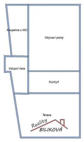 Pronájem bytu 1+1, Mochov, Havlíčkova, 28 m2